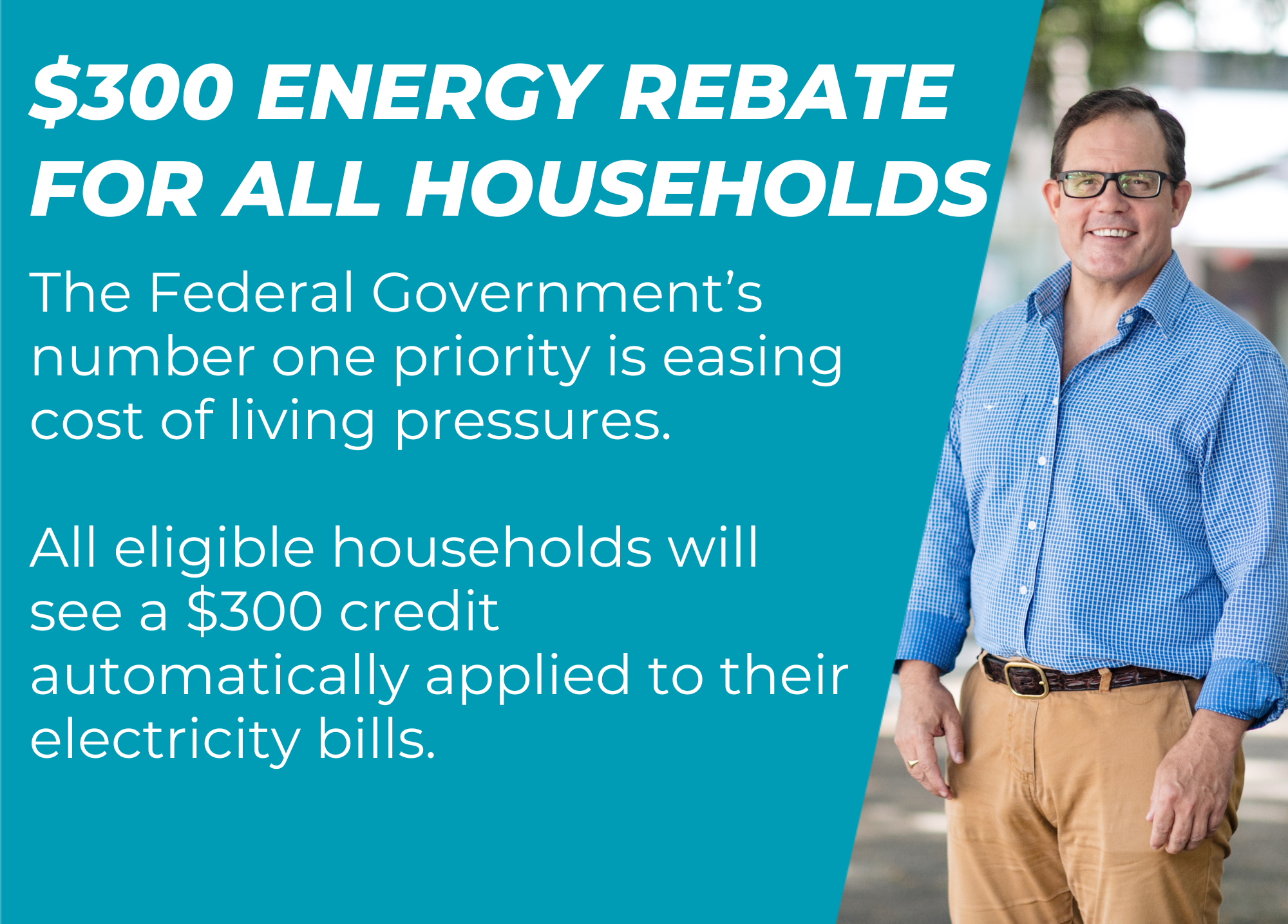 ENERGY BILL REFLIEF $300 credit for households